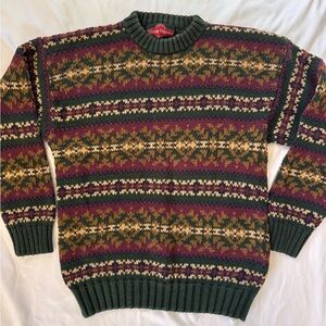 Vintage 90s Patterned Sweater